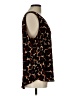 DKNY 100% Polyester Black Sleeveless Blouse Size L (estimated) - photo 4