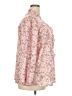 Unbranded 100% Polyester Floral Pink Long Sleeve Blouse Size 2X - photo 4