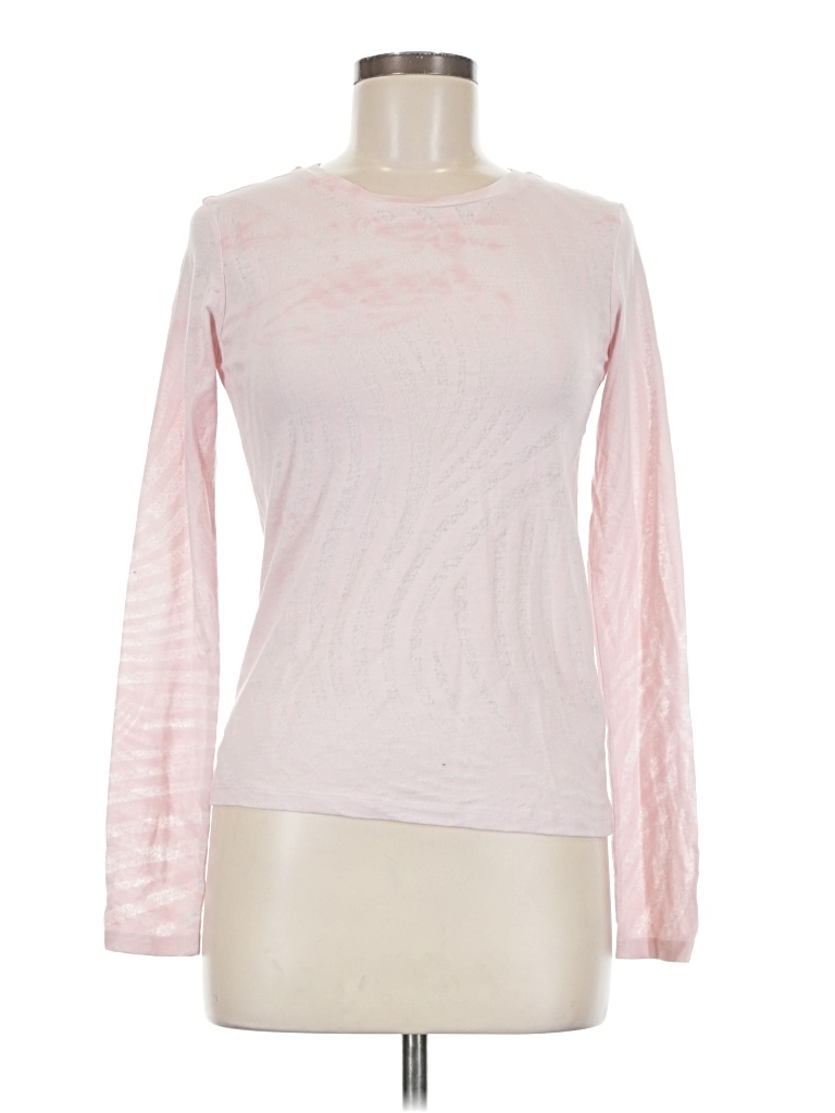 Pre-owned Allsaints Long Sleeve T-shirt In Pink