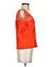 Express 100% Rayon Orange Short Sleeve Top Size XS - photo 4