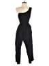 Zesica 100% Rayon Solid Black Jumpsuit Size S - photo 1