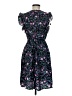 Rebecca Taylor 100% Polyester Floral Black Cocktail Dress Size 8 - photo 2