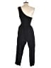 Zesica 100% Rayon Solid Black Jumpsuit Size S - photo 2