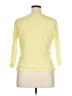 i.e. 100% Nylon Yellow 3/4 Sleeve Blouse Size 1X - photo 2