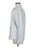 Open Edit 100% Cotton Stripes Silver Long Sleeve Button-Down Shirt Size M - photo 5