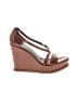 MARNI Solid Brown Wedges Size EU (IT) 40 1/2 / US 10 1/2 (estimated) - photo 1