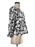 Evereve White Black 3/4 Sleeve Blouse Size XS - photo 4