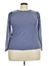 Unbranded Blue 3/4 Sleeve T-Shirt Size 2X - photo 1