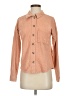 No Comment Tan Long Sleeve Button-Down Shirt Size S - photo 1