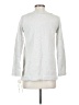 Fleurette 100% Cotton Gray Long Sleeve Top Size XS - photo 2