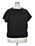 Prettygarden Solid Black Short Sleeve T-Shirt Size XXL - photo 1