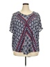 Westport 1962 Blue Short Sleeve Blouse Size 3X - photo 1