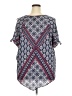 Westport 1962 Blue Short Sleeve Blouse Size 3X - photo 2