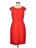 STUDIO by Tahari-Levine Red Casual Dress Size 8 - photo 1