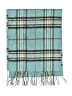 Amicale Plaid Teal Blue Scarf One size - photo 2