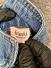 Franki by Francesca's 100% Cotton Blue Denim Jacket Size 8 - photo 3