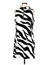 Boston Proper Animal Print Ivory Black Casual Dress Size L - photo 1