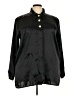 BCBG Black Long Sleeve Blouse Size 22W - photo 1