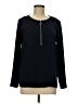 Ann Taylor 100% Polyester Black Long Sleeve Blouse Size M - photo 1