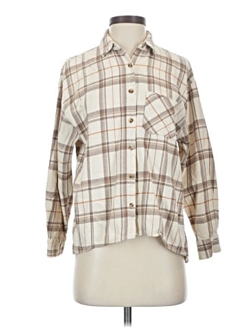 Dizzy Lizzy Long Sleeve Button-Down Shirt (view 1)