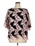 Ella 100% Polyester Pink 3/4 Sleeve Blouse Size 1X - photo 1