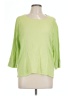 Chico's Green 3/4 Sleeve Blouse Size Lg (2) - photo 1