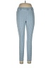 Hue Houndstooth Blue Casual Pants Size L - photo 1