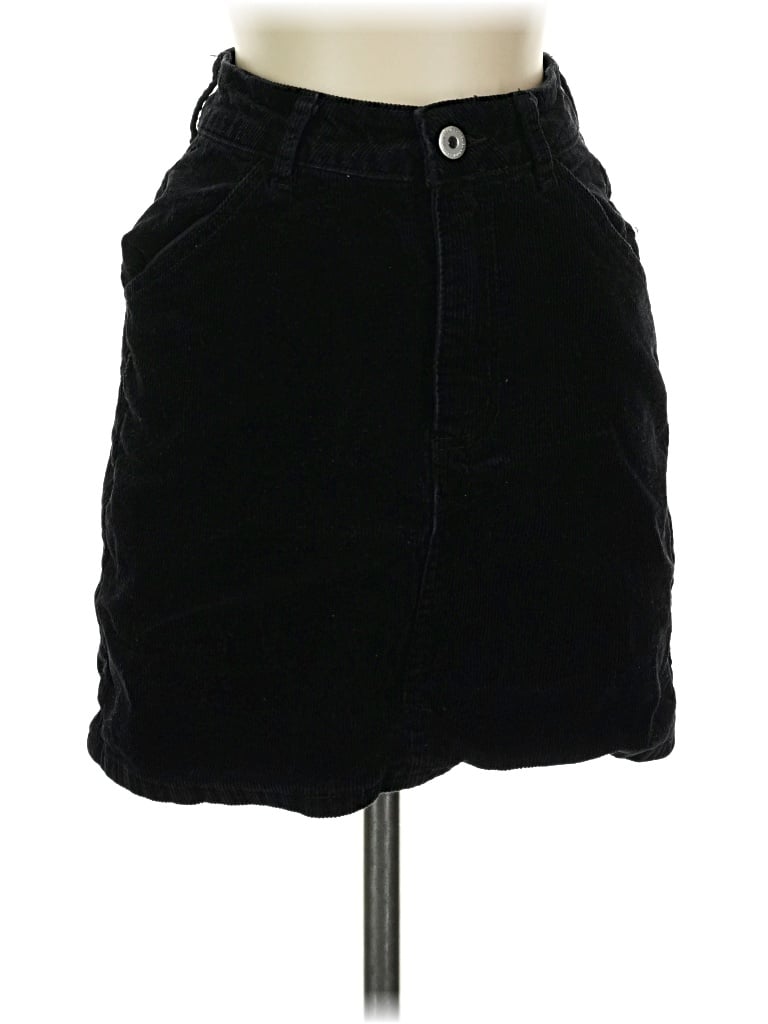 Pre-owned Cotton On Denim Skirt In Black