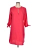 Donna Ricco 100% Polyester Solid Red Casual Dress Size 12 - photo 1