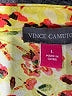 Vince Camuto 100% Polyester Yellow 3/4 Sleeve Blouse Size L - photo 7