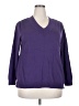 Karen Scott Purple Pullover Sweater Size XXL - photo 1