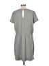32 Degrees 100% Polyester Solid Gray Casual Dress Size L - photo 2