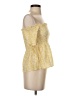 Francesca's 100% Rayon Yellow 3/4 Sleeve Blouse Size S - photo 4