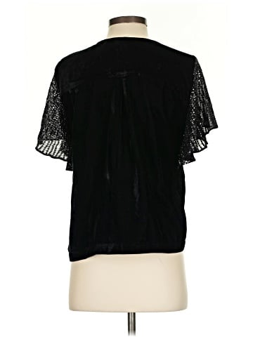 Velvet Short Sleeve Blouse (view 2)
