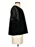 Velvet 100% Polyester Black Short Sleeve Blouse Size S - photo 4