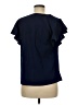 Emery Rose Blue Short Sleeve Blouse Size M - photo 2