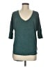 Express Teal 3/4 Sleeve T-Shirt Size NO SIZE  - photo 1