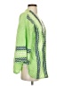 Spoon Jeans 100% Cotton Green Kimono Size S - photo 4