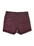 Vanilla Star Solid Burgundy Denim Shorts Size 1 - photo 2