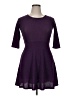 Speechless Solid Purple Casual Dress Size 14 - photo 1