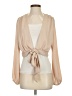 VICI 100% Polyester Tan 3/4 Sleeve Blouse Size S - photo 1
