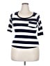 XXI Blue Short Sleeve Top Size XXL - photo 1