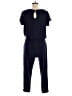 Anrabess Solid Blue Jumpsuit Size M - photo 2