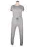 DouBCQ Solid Gray Jumpsuit Size XL - photo 1