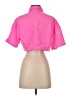 Shein 100% Polyester Pink Short Sleeve Blouse Size 4 - photo 2