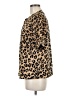Bibi Animal Print Tan Short Sleeve Blouse Size M - photo 5