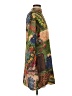 Unbranded 100% Polyester Print Green Casual Dress Size S - photo 4