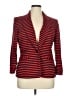 Nine West Stripes Red Blazer Size 14 - photo 1