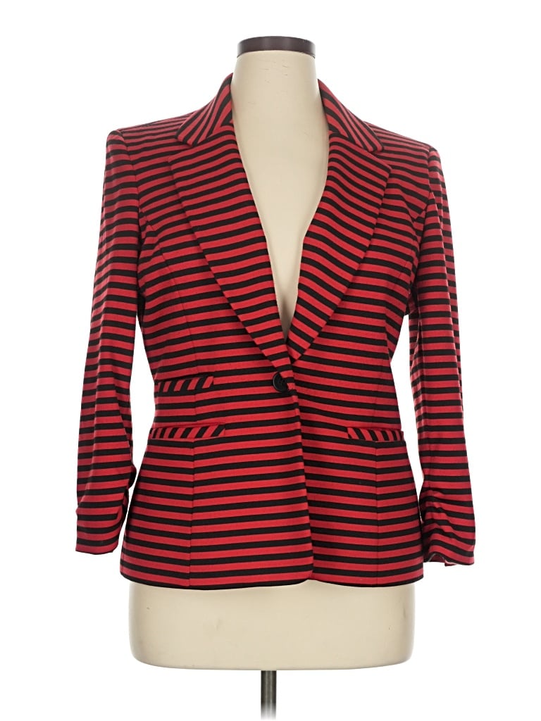 Pre-owned Nine West Blazer Jacket In Red