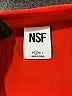 NSF Orange 3/4 Sleeve Button-Down Shirt Size S - photo 7